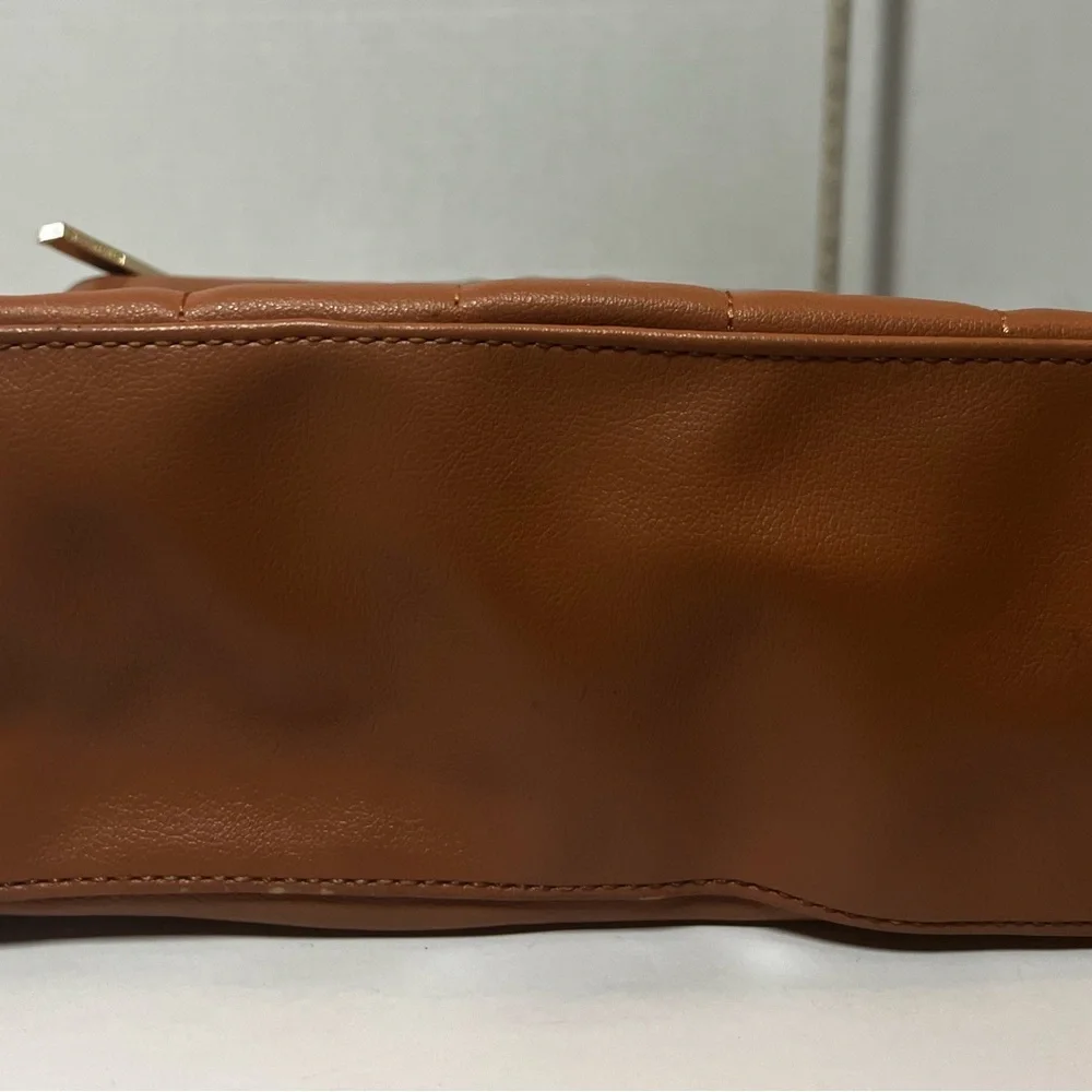 Steve Madden quilted faux leather backpack and wallet